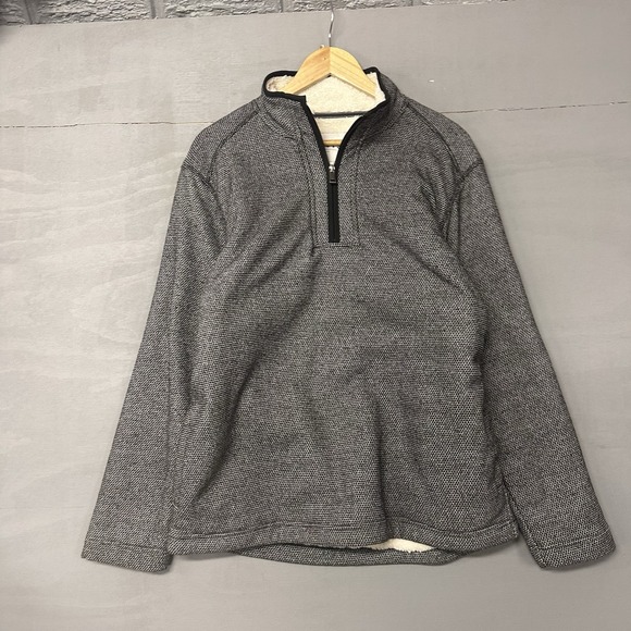 Orvis Men's Fleece Lined Quarter Zip Pullover Medium - Picture 2 of 4